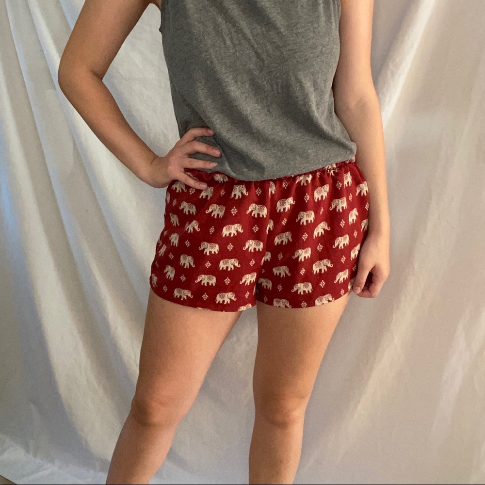 Forever 21 Red Elephant Shorts